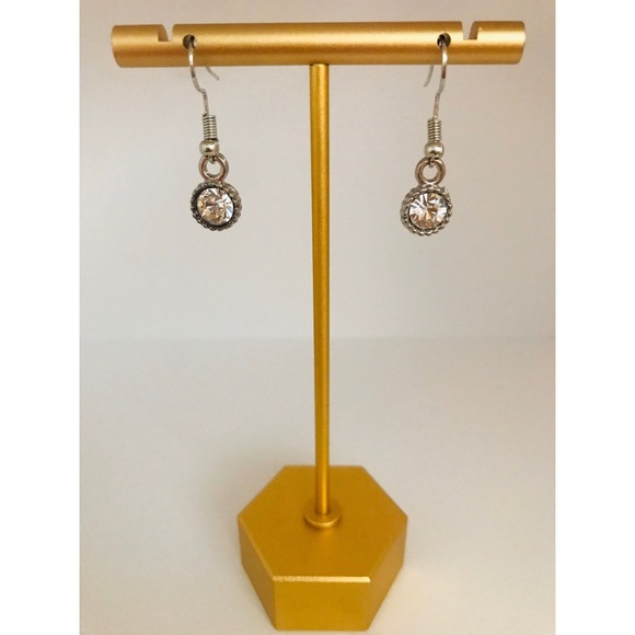 Hand Crafted Jewelry - Dangle Silver Fishhook Earrings